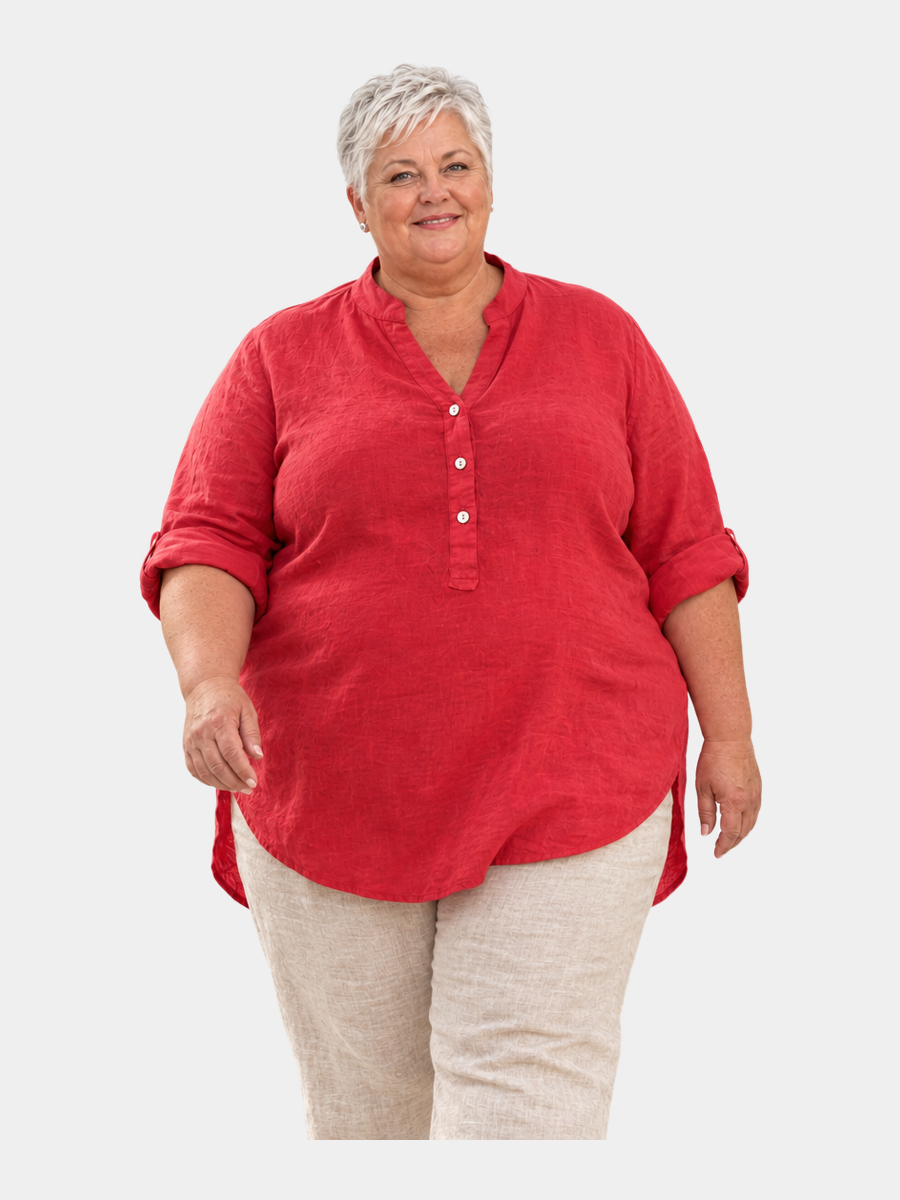Louisa Batwing V-Neck Blouse