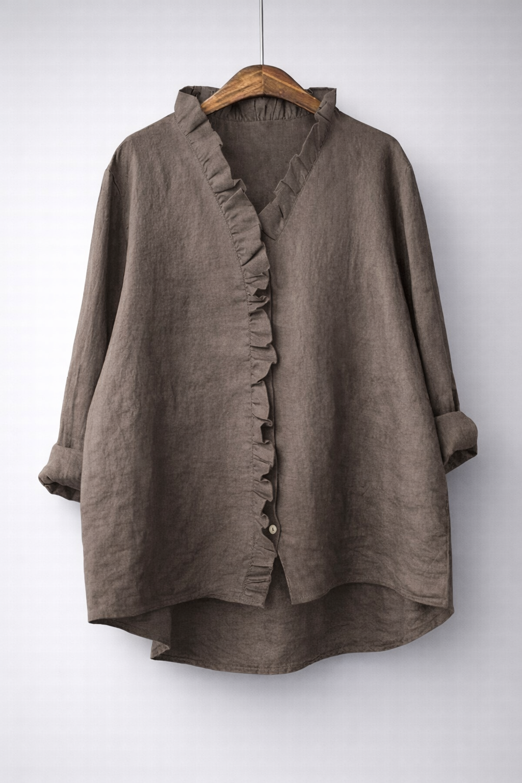 Hermione Ruffle V-Neck Blouse