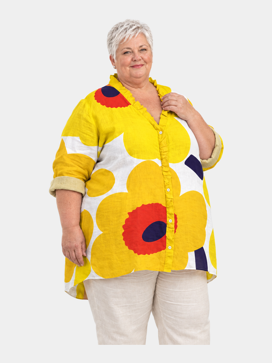 Tallulah Bold Floral Blouse