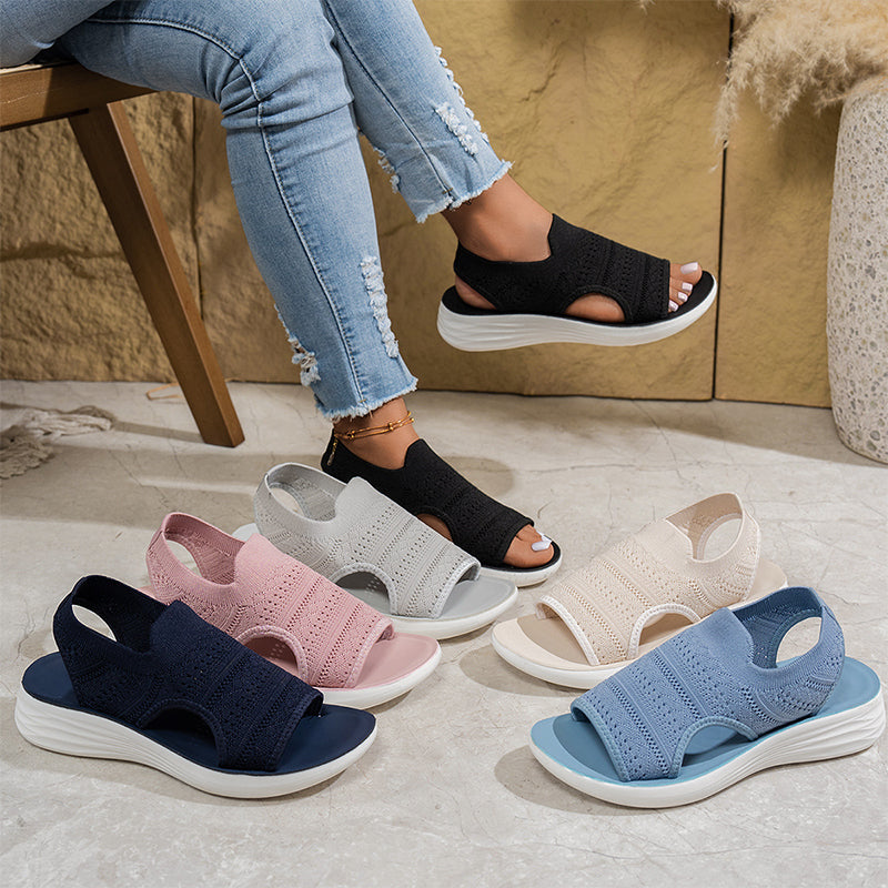 Nina™ Breathable Knit Platform Sandals